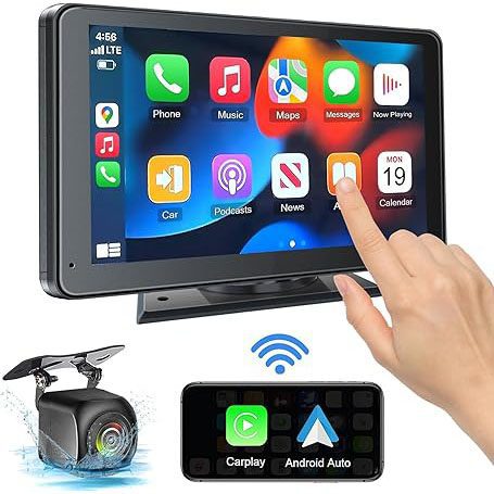71N8bAaDN1L._AC_SY450_.jpg Portable Newest Wireless Apple CarPlay and Android Auto Screen