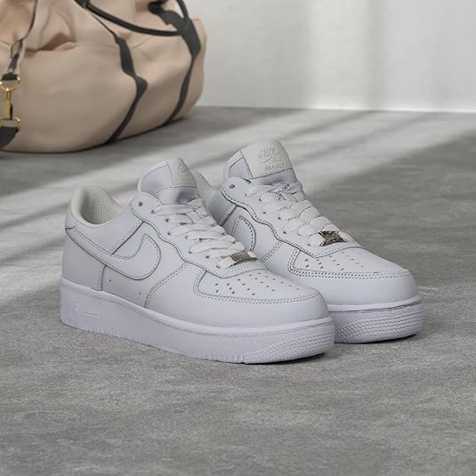 71qL9cJh-SL._AC_SY535_.jpg Nike Men's Air Force 1'07 Shoes Basketball, White