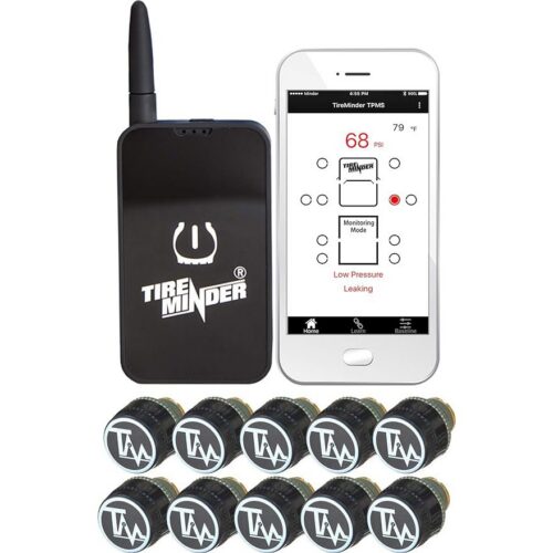 TireMinder Smart TPMS with 10 Transmitters